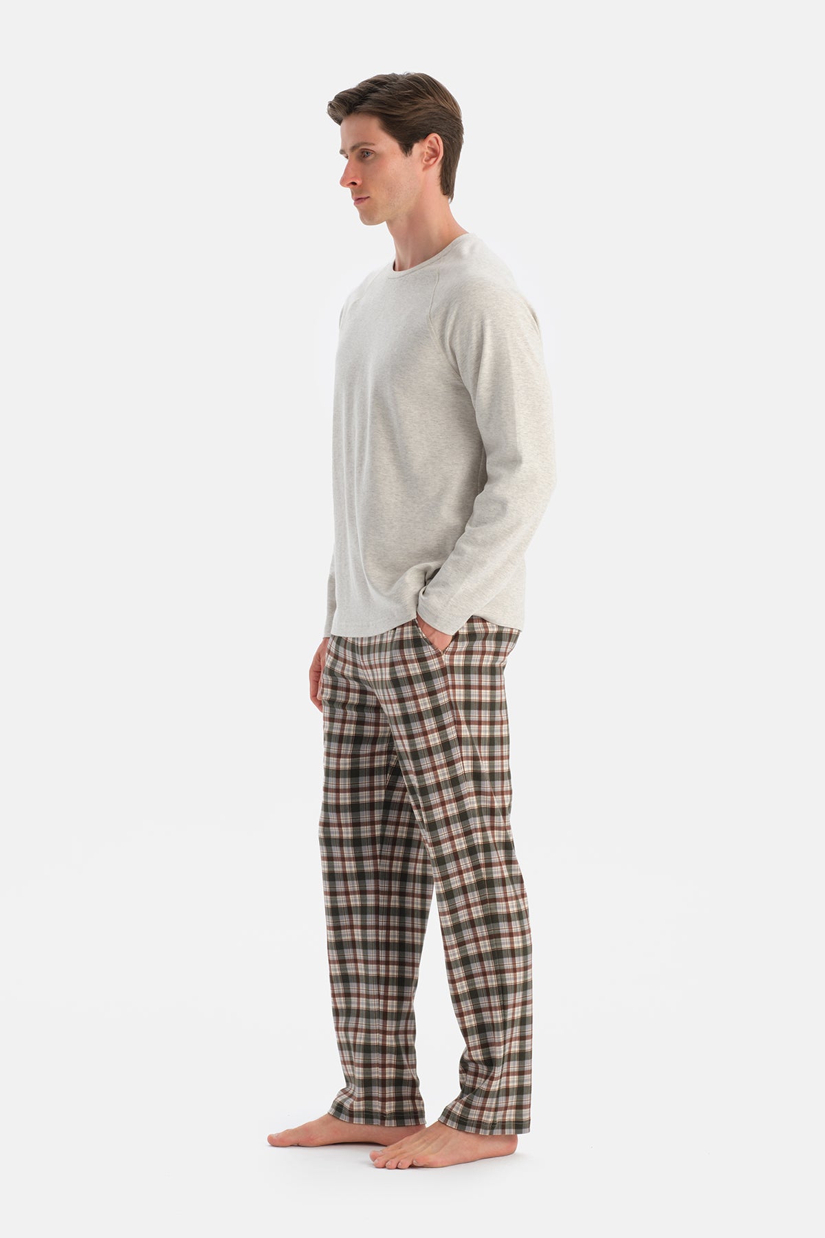 REGLAN KOLLU TİŞÖRT PANTOLON TAKIM