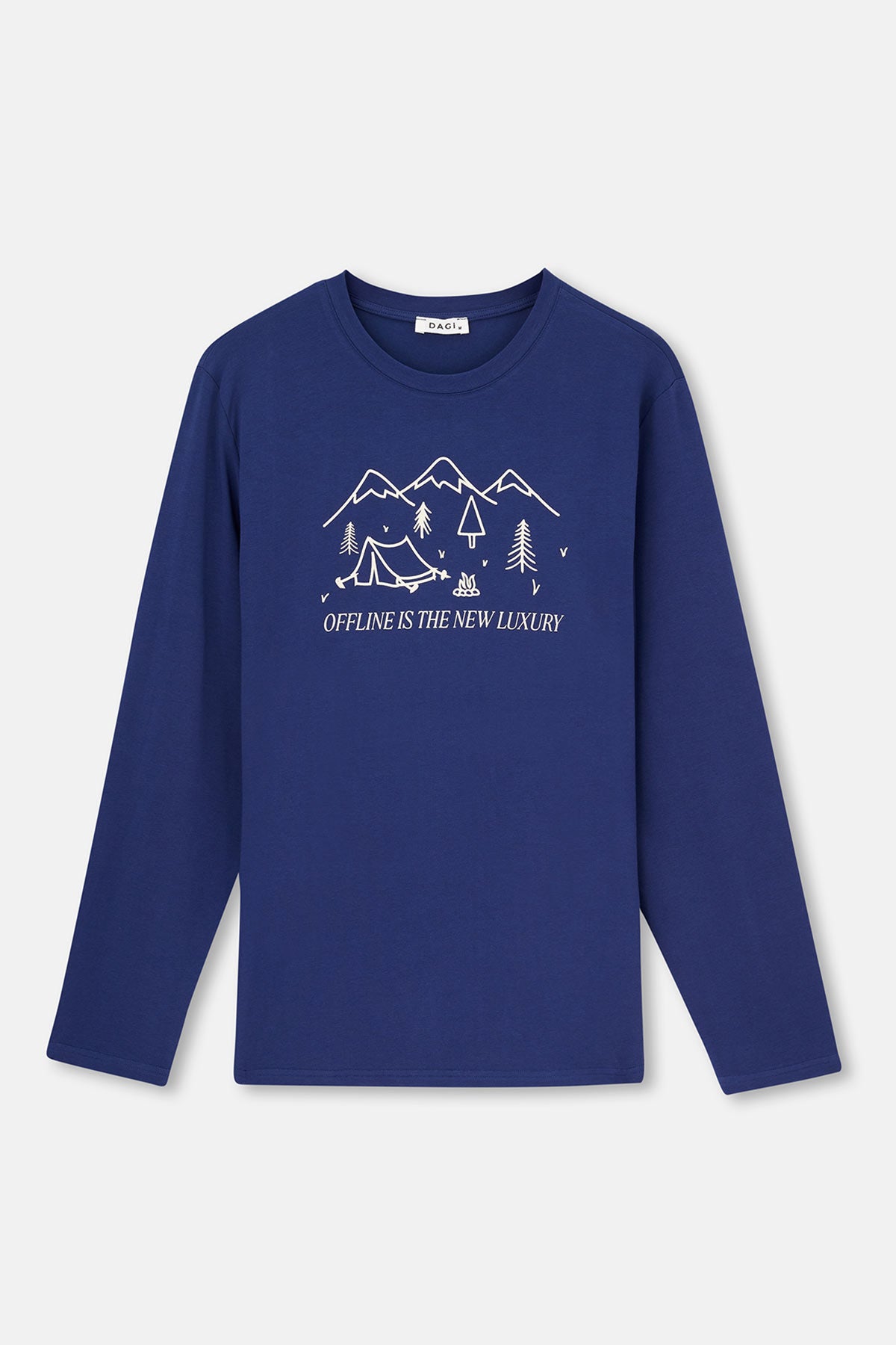 Lacivert Erkek Uzun Kollu Pijama Takımı