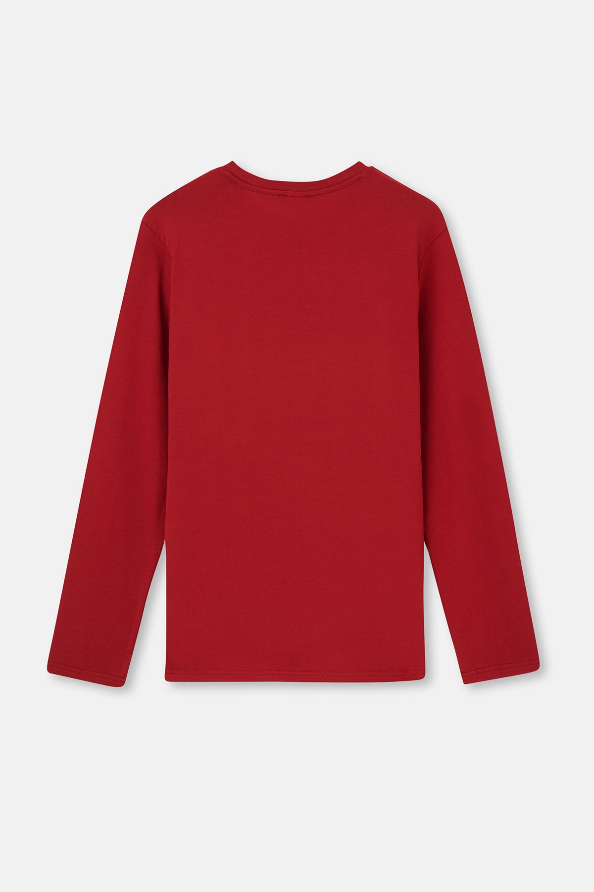 Kırmızı Erkek Uzun Kollu Pijama Takımı