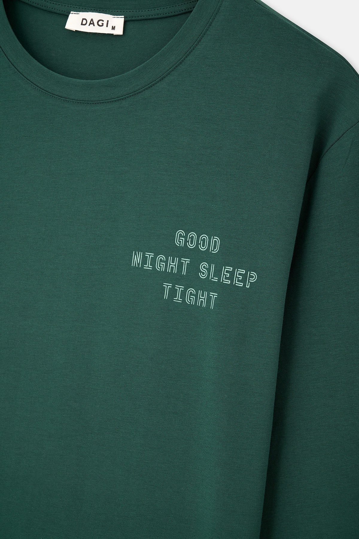 Yeşil Yeşil Erkek Uzun Kollu Pijama Takımı