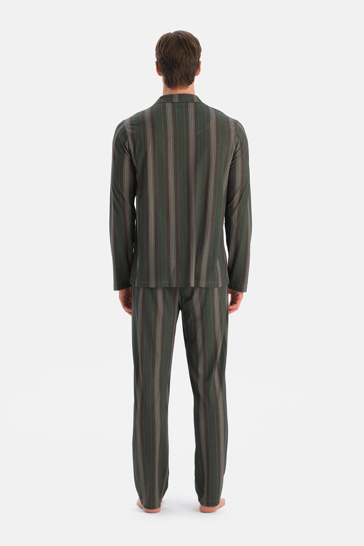 Multicolor Uzun Kollu Gömlek Pantolon Takım