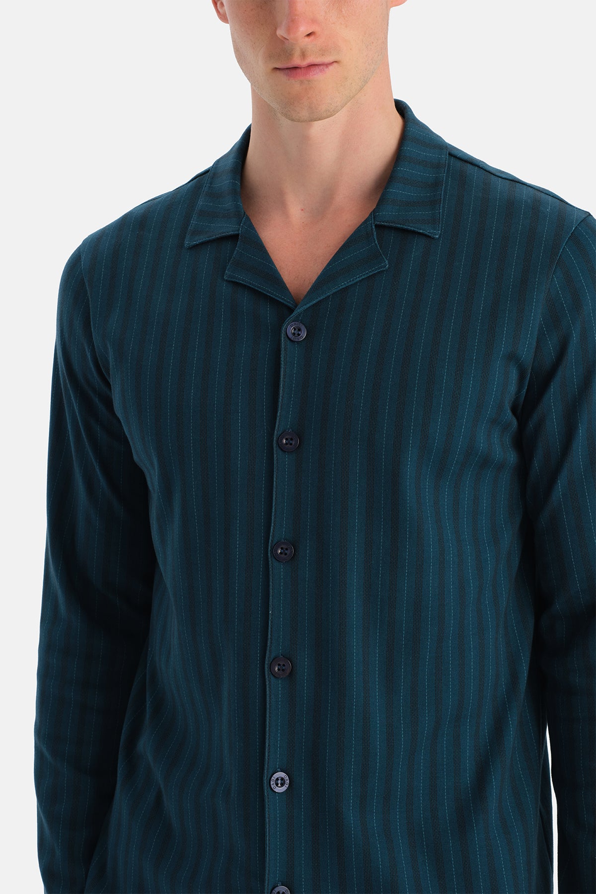 UZUN KOLLU GÖMLEK PANTOLON TAKIM