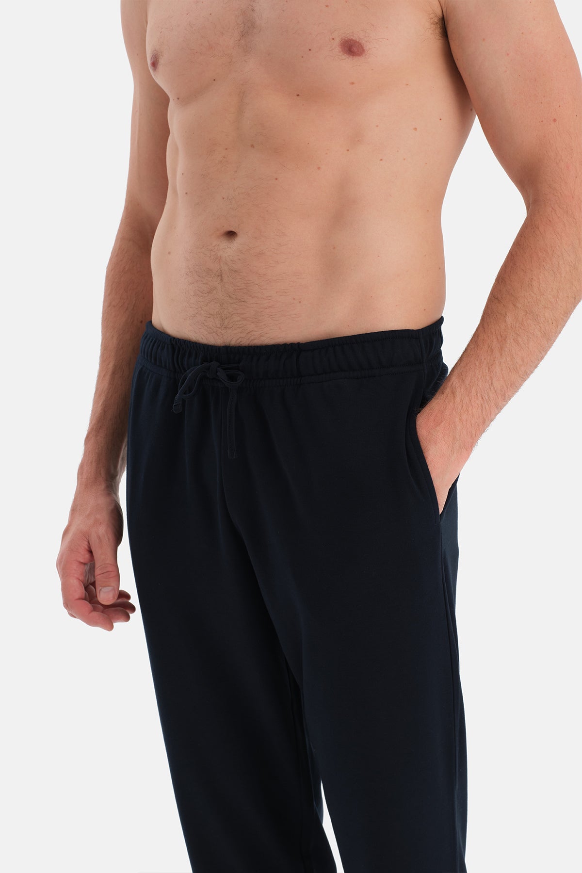 Lacivert Nakış Detaylı Tişört Pantolon Takım