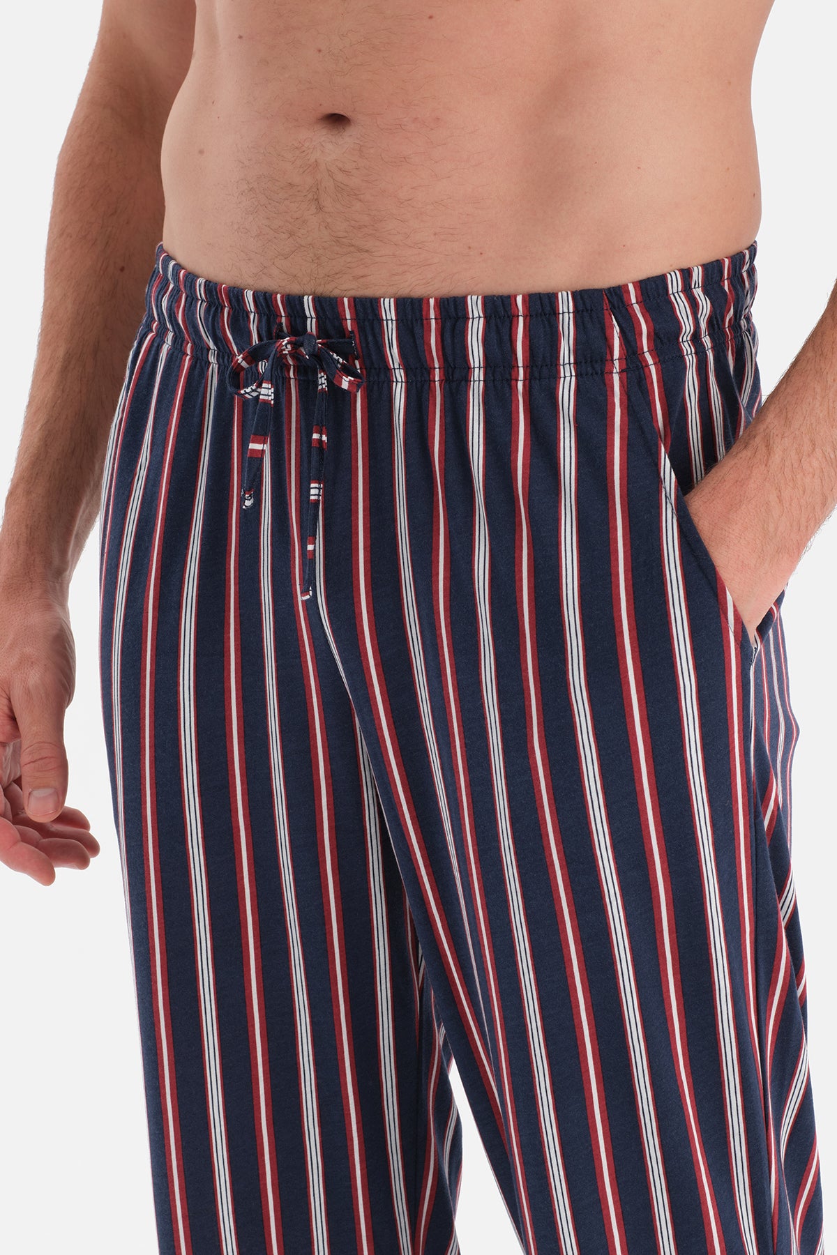 Lacivert Uzun Kollu Tişört Pantolon Takım