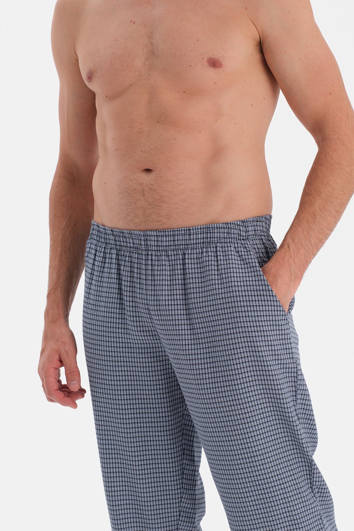 Gri Melanj Kısa Kollu Tişört Pantolon Takım