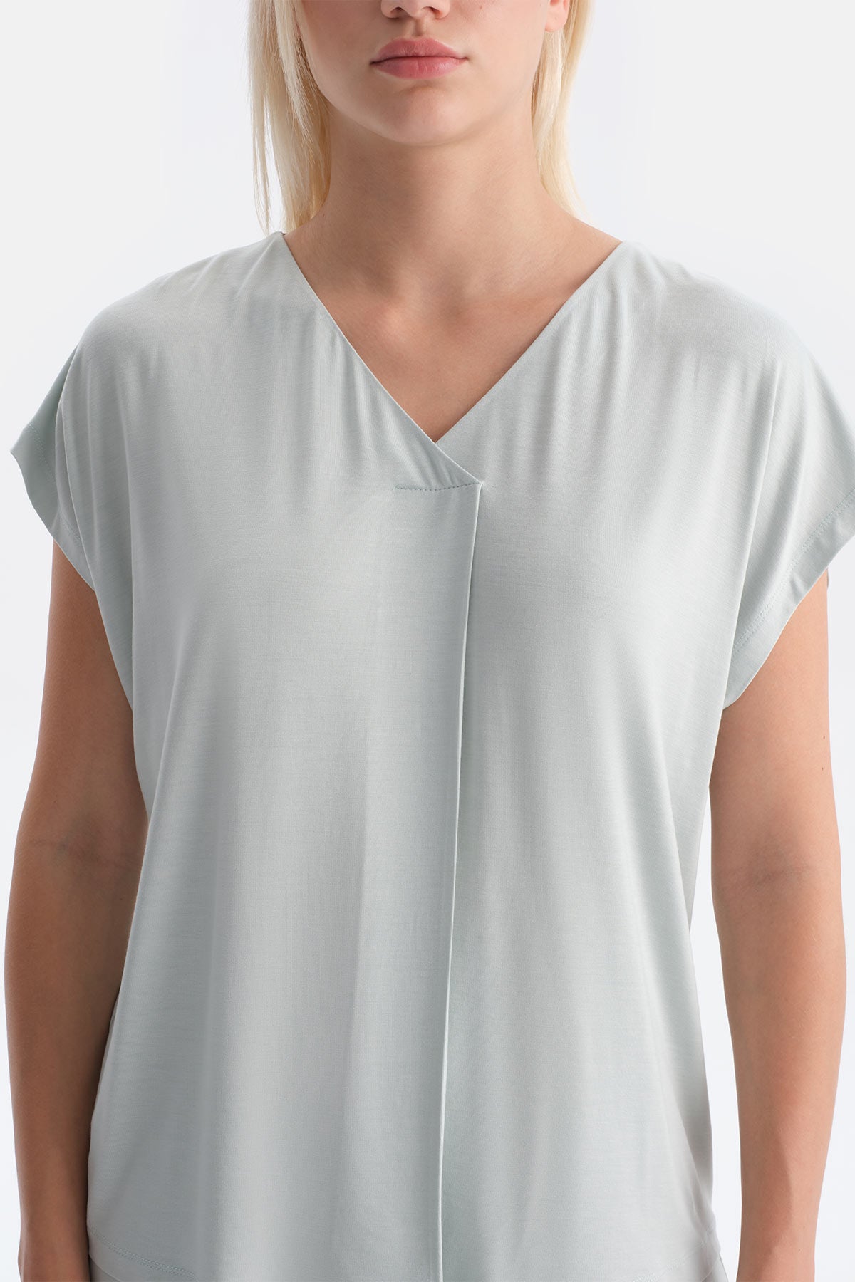 Turkuaz Pilikaşeli Tişört Pantolon Takım