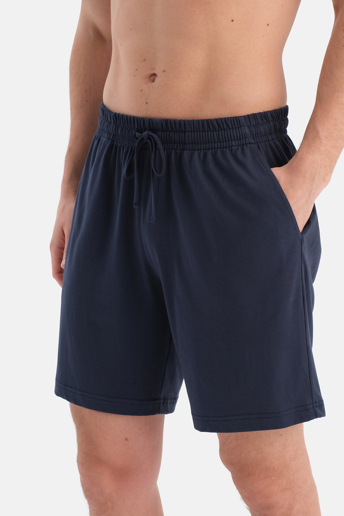 Lacivert İkili Örme Şort