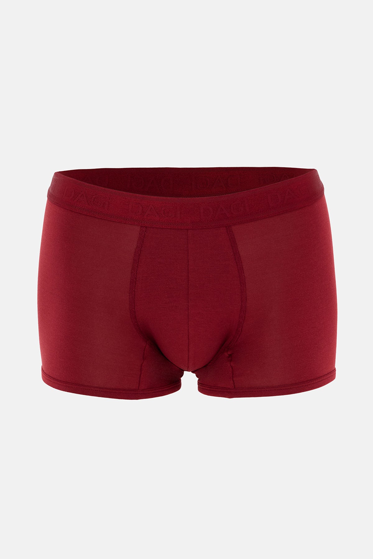Gri-Kırmıxı 3'lu Desenli Micro Modal Boxer