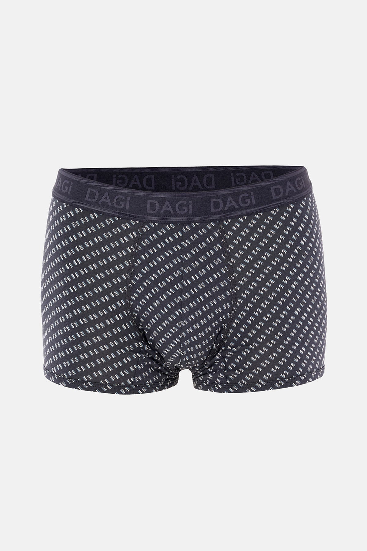 ANTRASİT-GRİ 3'lu Desenli Micro Modal Boxer