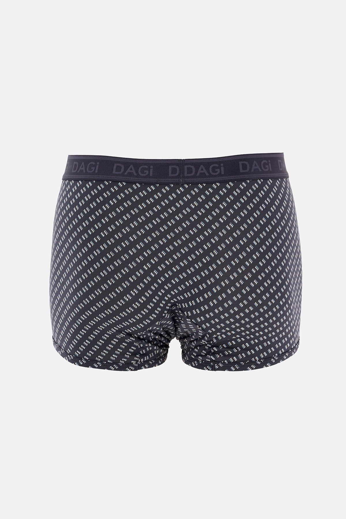 ANTRASİT-GRİ 3'lu Desenli Micro Modal Boxer