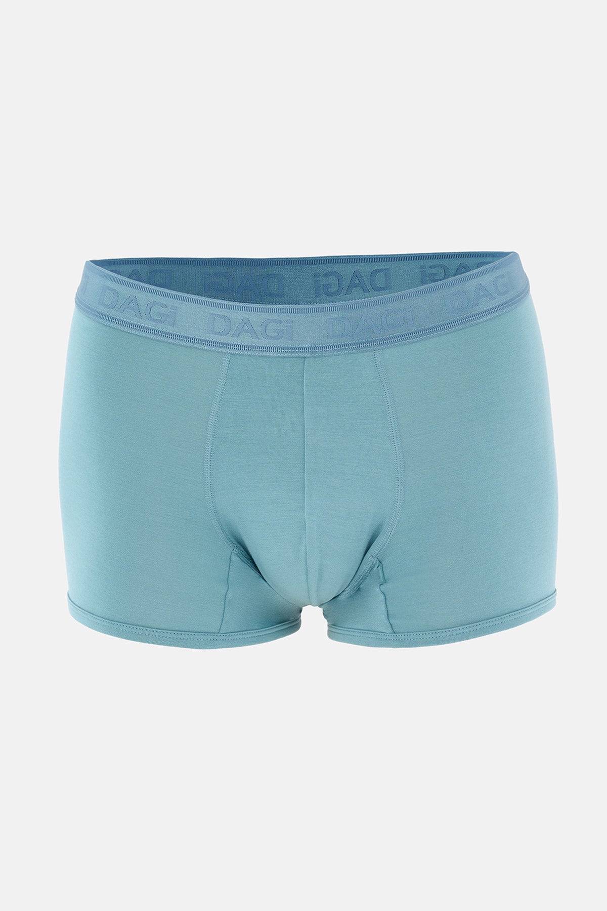 Açık Mavi-Mavi 3'lu Düz Micro Modal Boxer