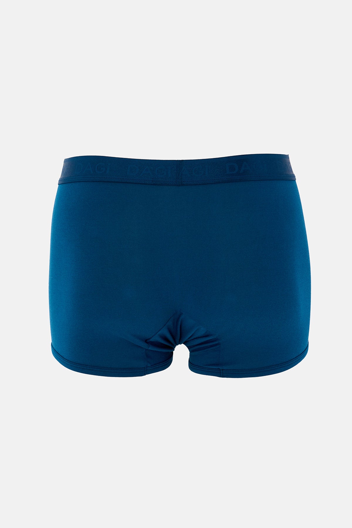 Açık Mavi-Mavi 3'lu Düz Micro Modal Boxer
