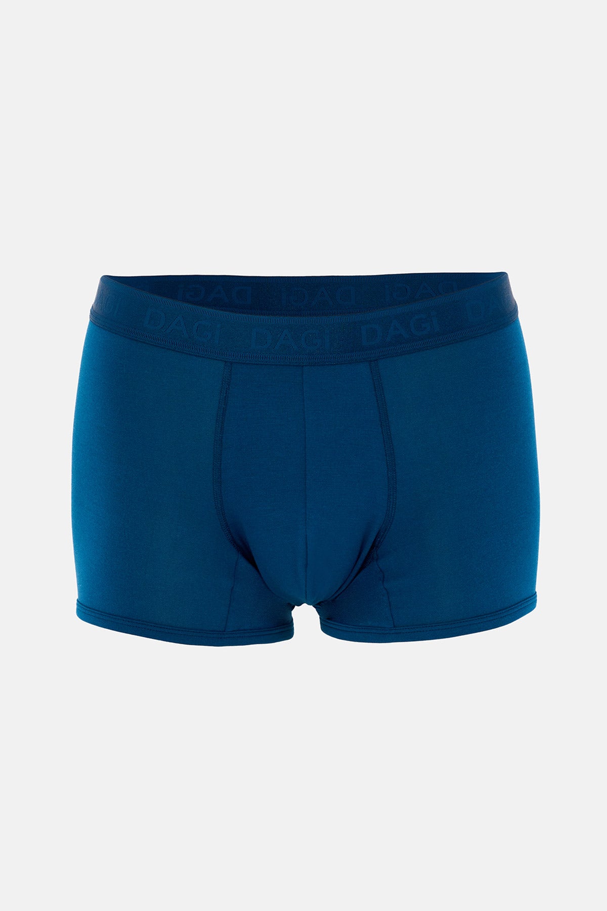 Açık Mavi-Mavi 3'lu Düz Micro Modal Boxer