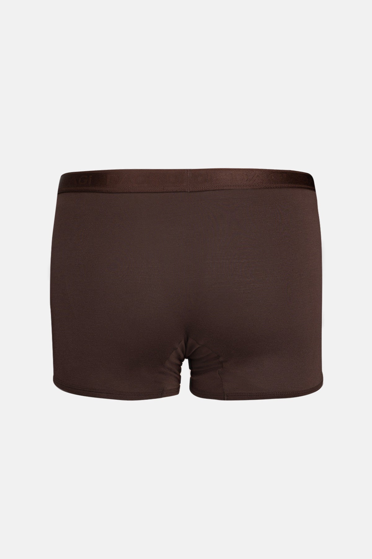 GRİ-KAHVE Desenli Micro Modal Boxer