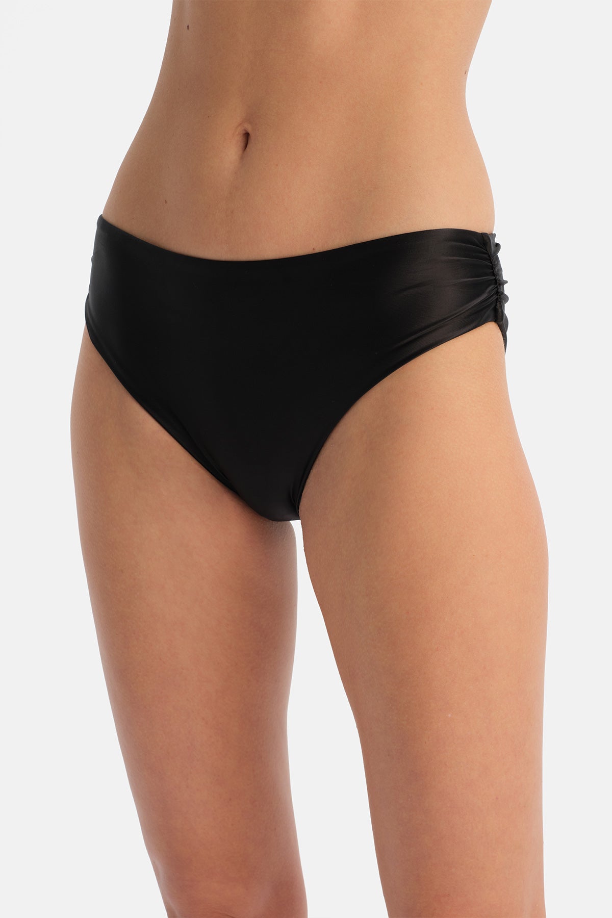 Siyah Orta Bel Bikini Alt