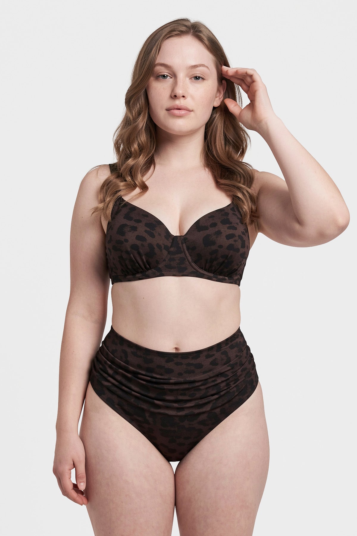Multicolor Yüksek Bel Bikini Alt