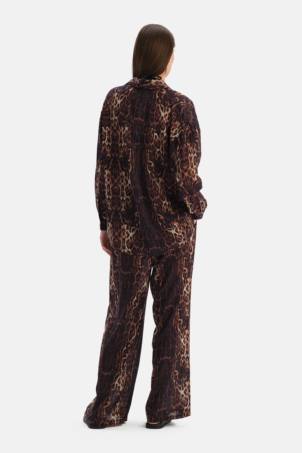 Multicolor Leoparlı Pantolon