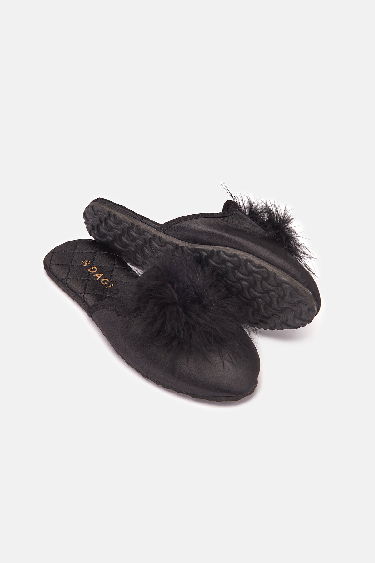 BLACK SLIPPER