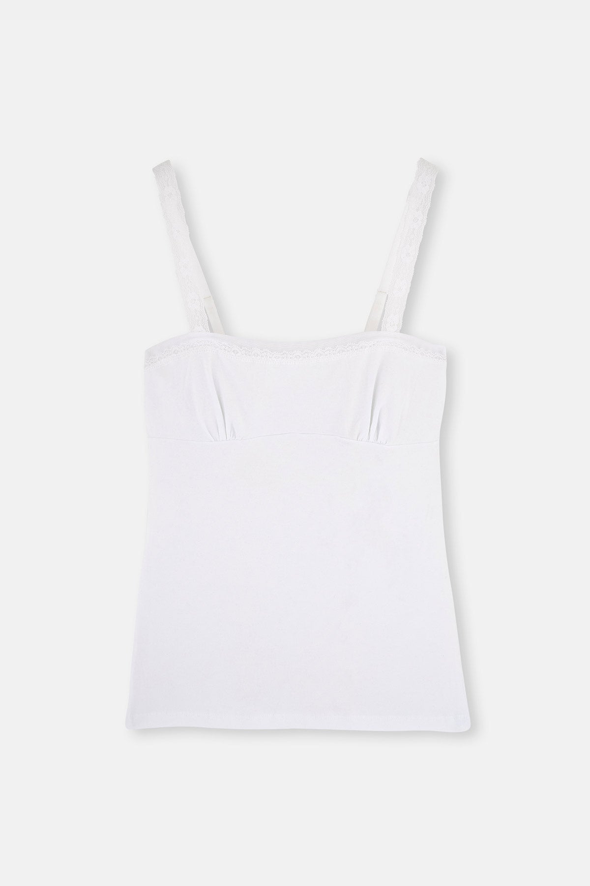 WHITE BASIC UNDERWEAR TOP