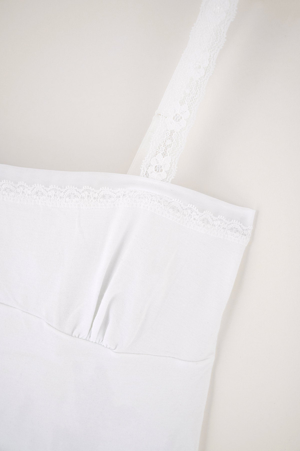 WHITE BASIC UNDERWEAR TOP
