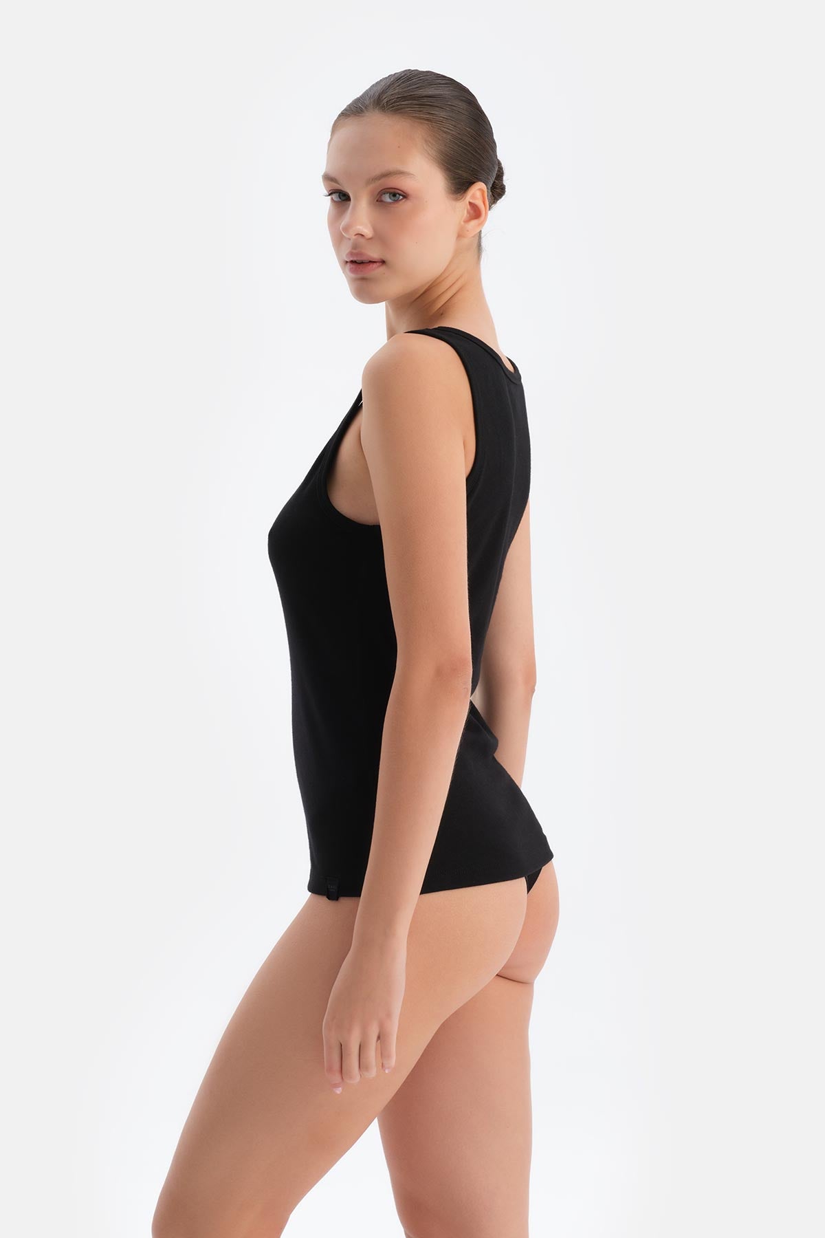 Siyah Kadın Termal Atlet