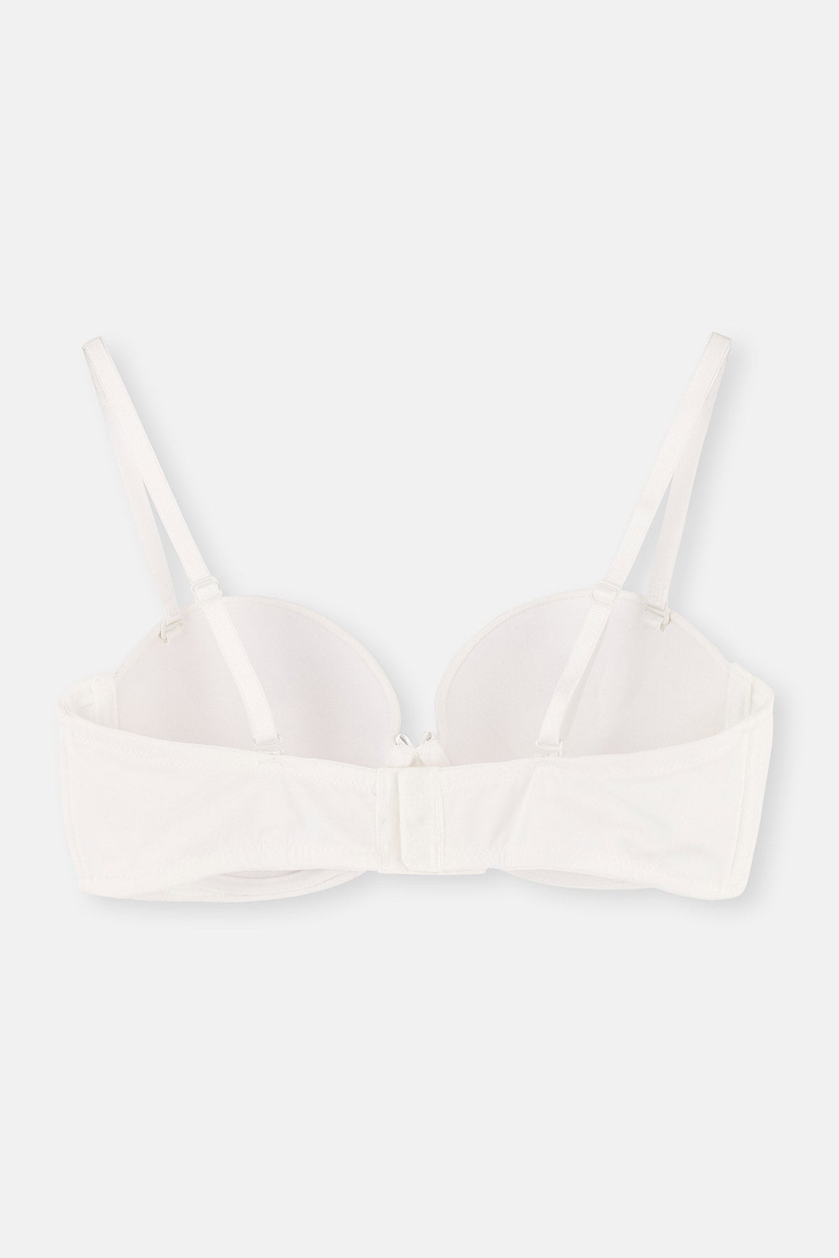 Ekru Athena Straplez Push-Up Sütyen