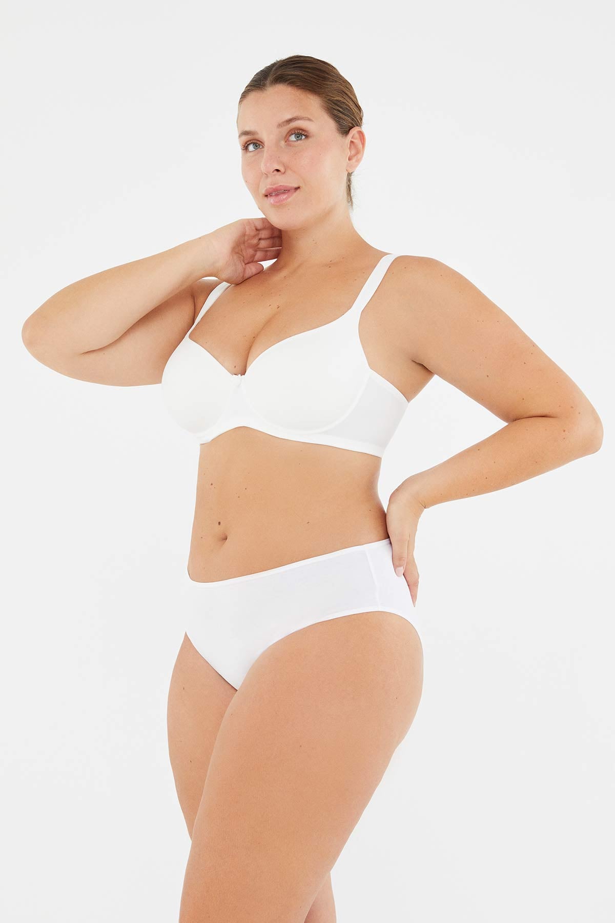 Ekru Angel Toparlayıcı Dolgusuz Sütyen