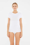 WHITE BASIC UNDERWEAR TOP