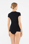 BLACK BASIC UNDERWEAR TOP