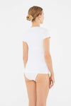 WHITE BASIC UNDERWEAR TOP