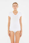 WHITE BASIC UNDERWEAR TOP