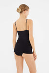 BLACK BASIC UNDERWEAR TOP