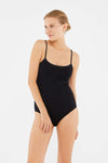 BLACK BASIC UNDERWEAR TOP