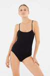 BLACK BASIC UNDERWEAR TOP