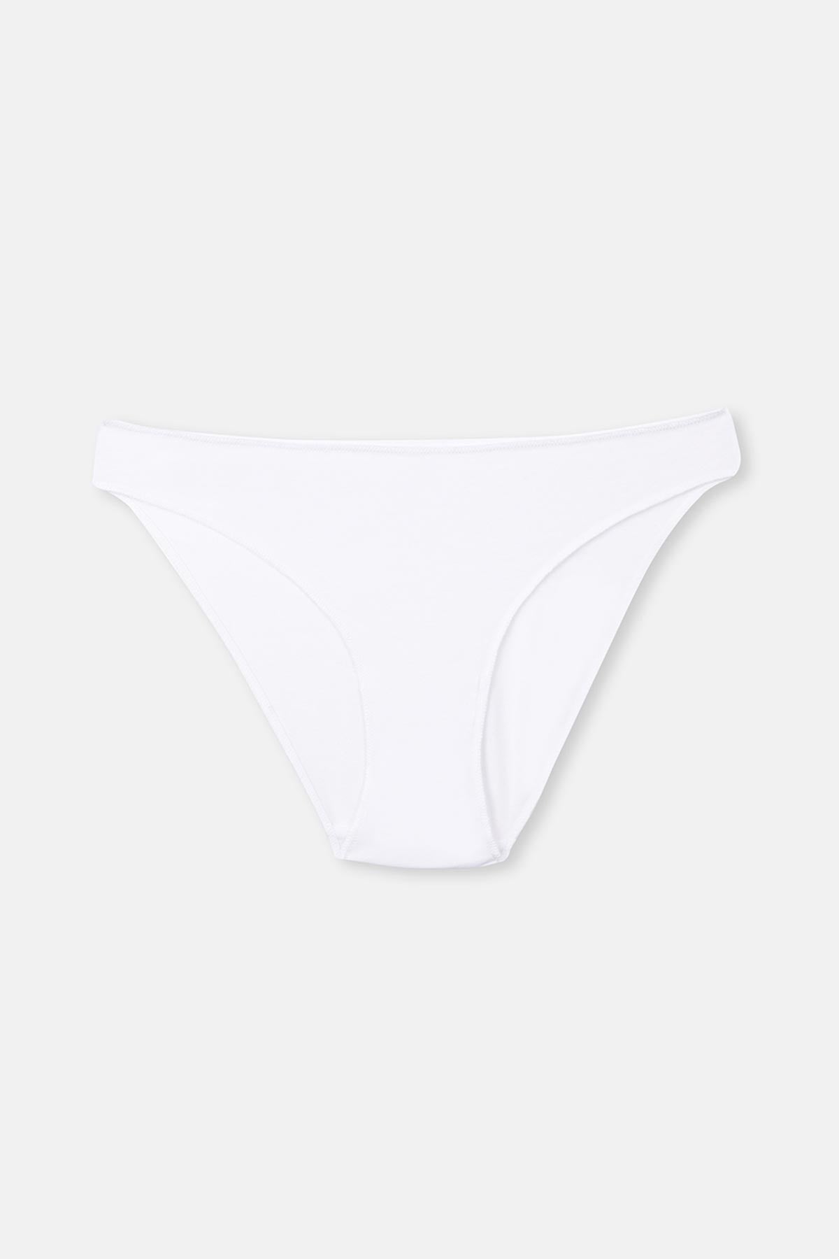 Beyaz 3'Lü Düşük Bel Izsiz Kadın Slip Külot