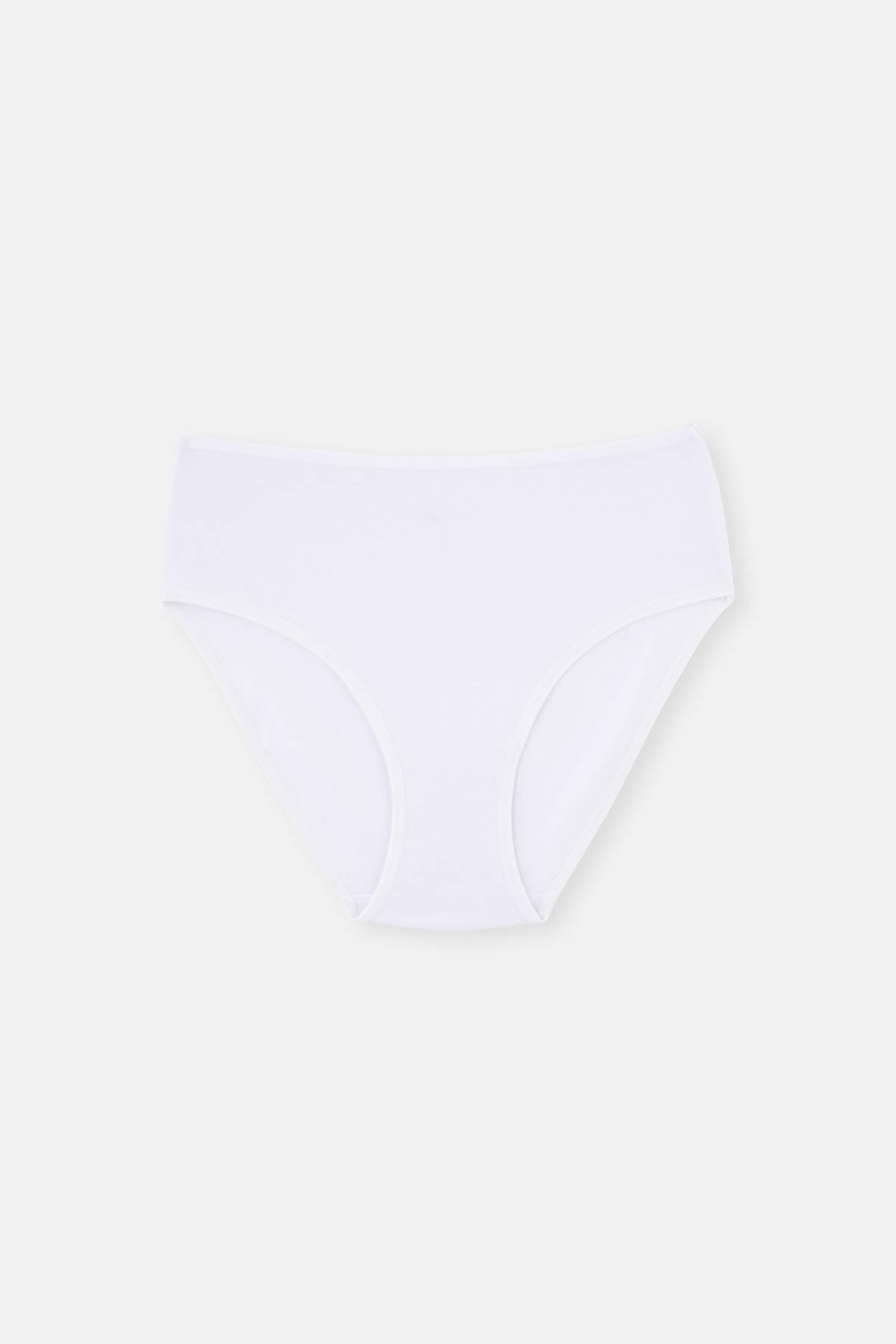 Siyah-Beyaz-Ten Yüksek Bel Slip 3'lü