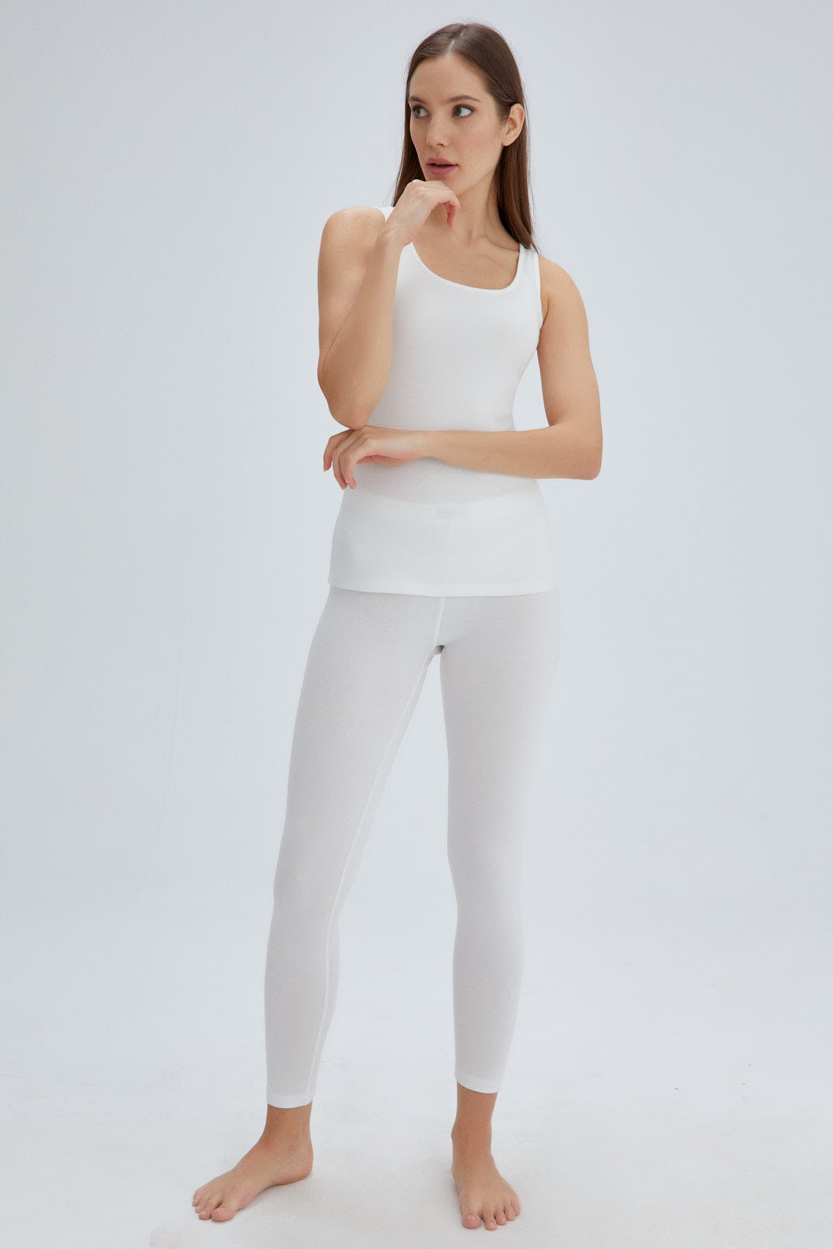 Ekru Kadın Termal Içlik Atlet