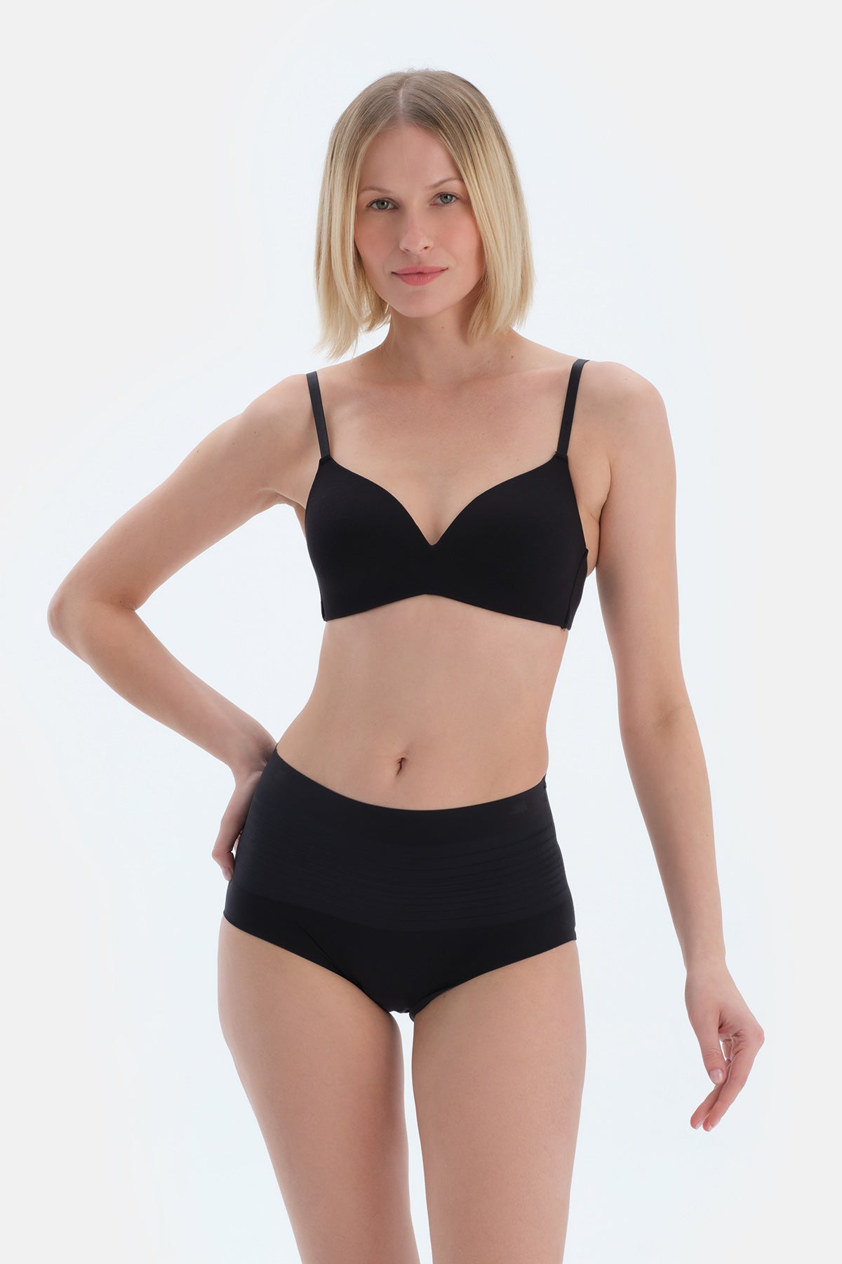 Siyah Medium Külot Korse