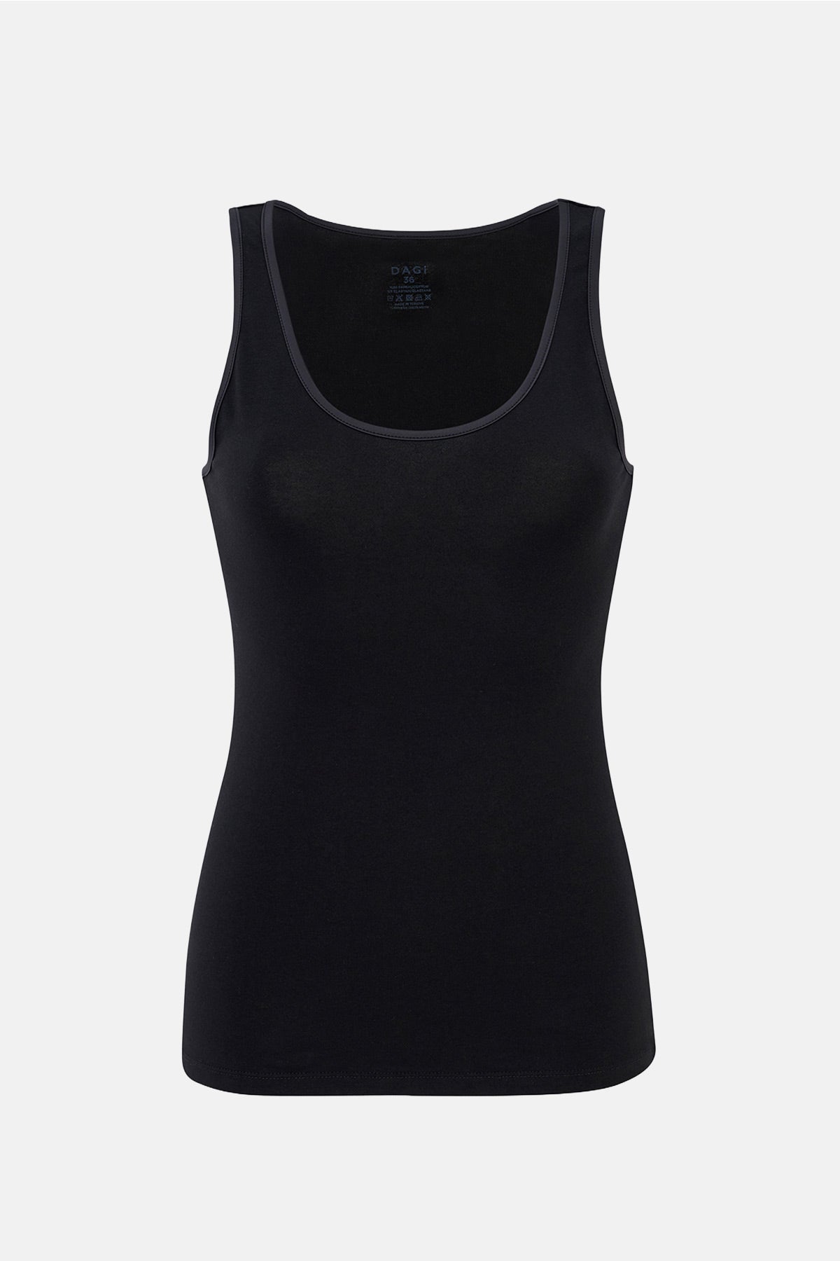 Siyah Kalın Askılı Atlet 2'li