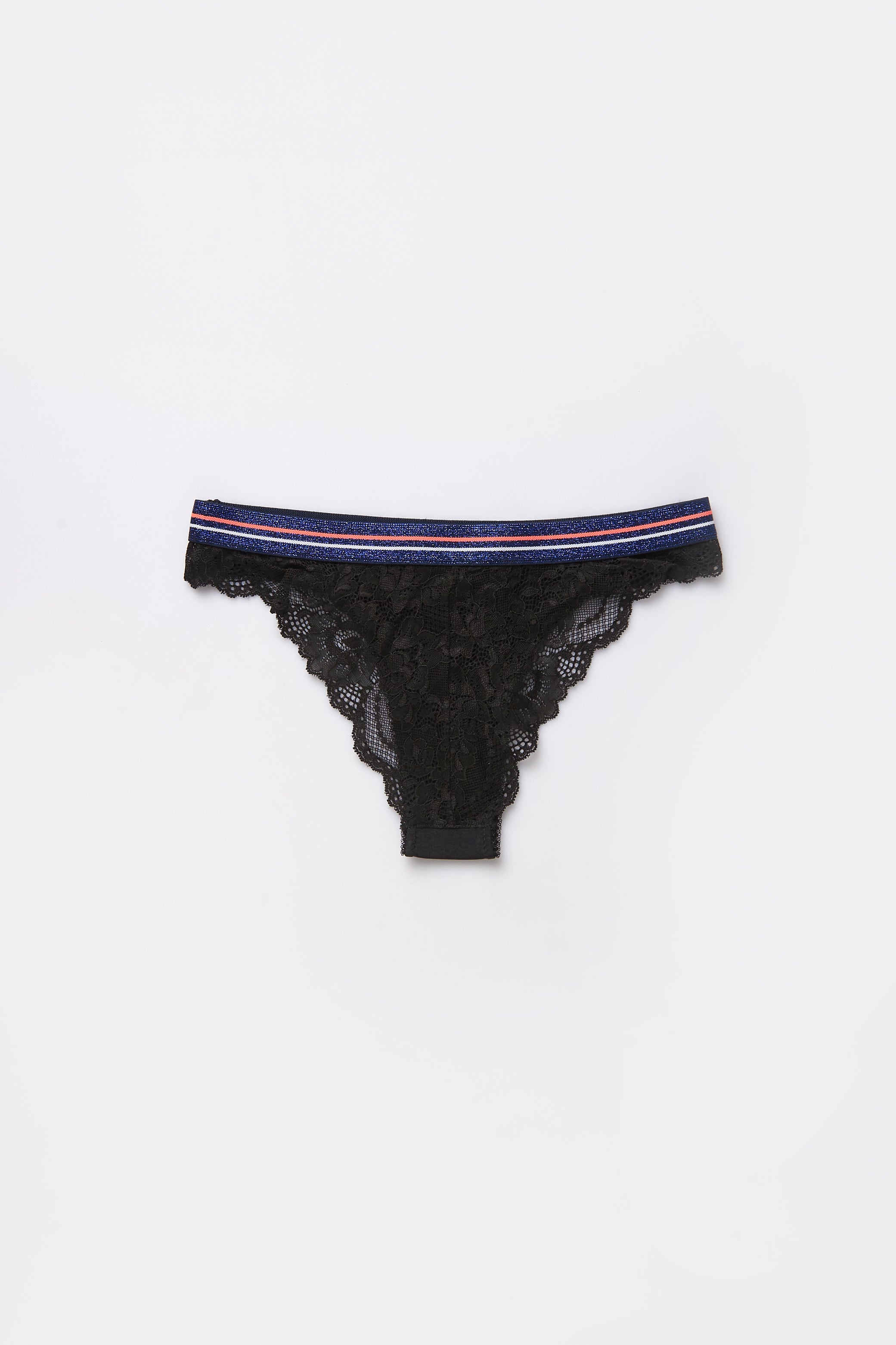 BLACK - FUCHSIA BASIC UNDERWEAR BOTTOM