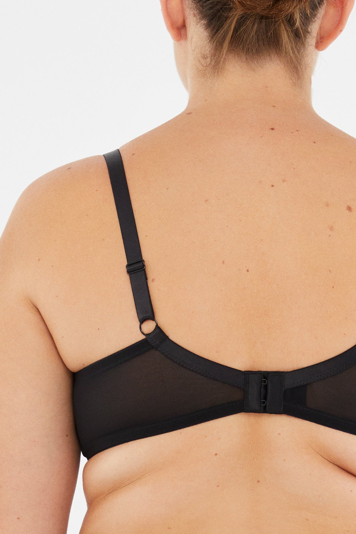 Siyah Lily Toparlayıcı Balenli Desteksiz Sütyen