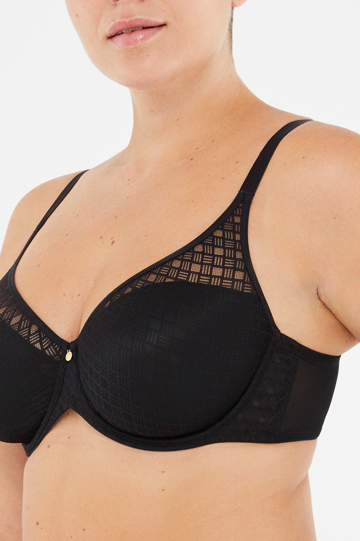 Siyah Lily Toparlayıcı Balenli Desteksiz Sütyen
