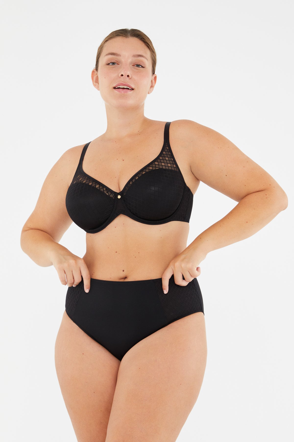 Siyah Lily Toparlayıcı Balenli Desteksiz Sütyen