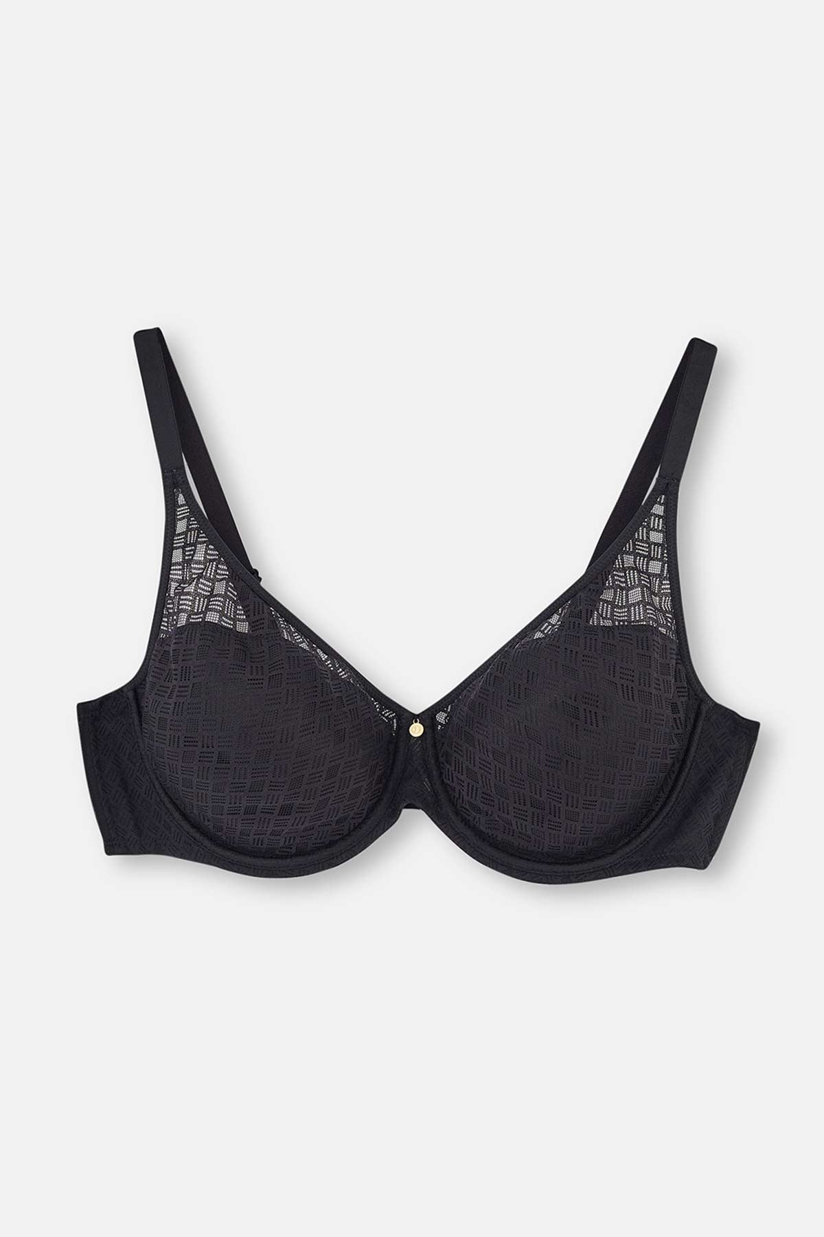 Siyah Lily Toparlayıcı Balenli Desteksiz Sütyen