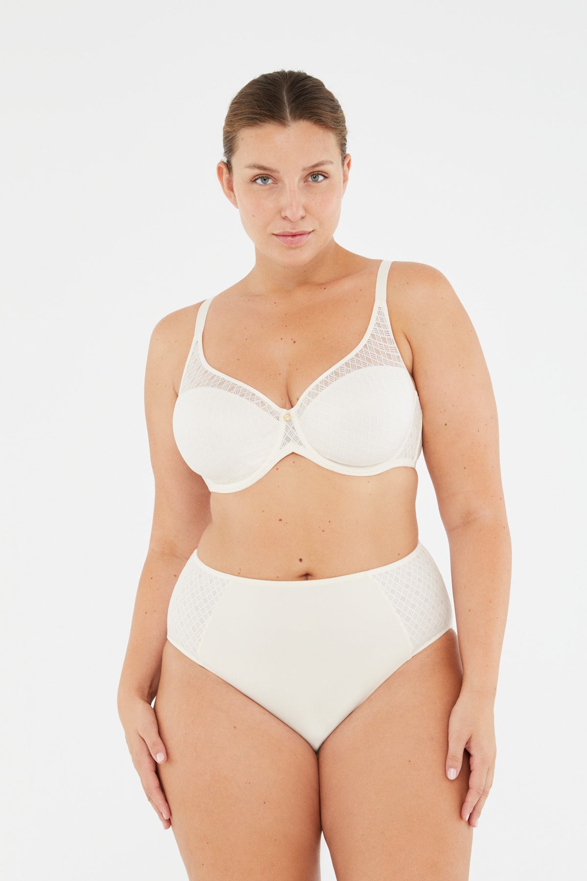 Ekru Lily Yüksek Bel Slip