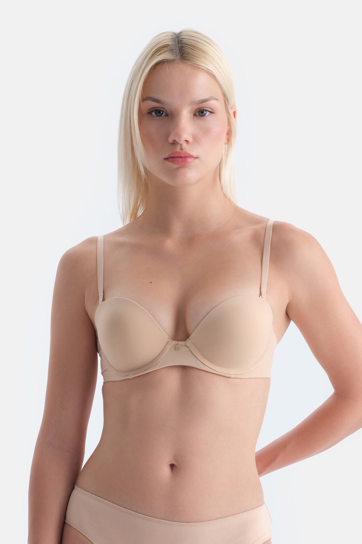 Ten Plumeria Straplez Yarı Dolgulu Sütyen
