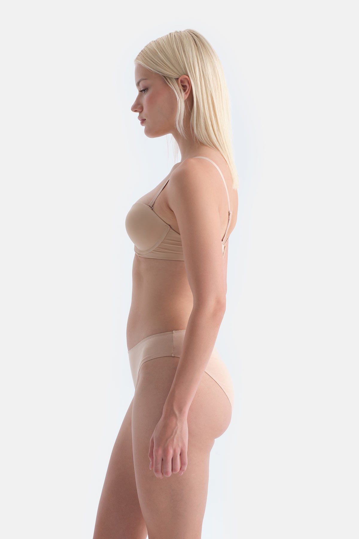 Ten Plumeria Straplez Yarı Dolgulu Sütyen