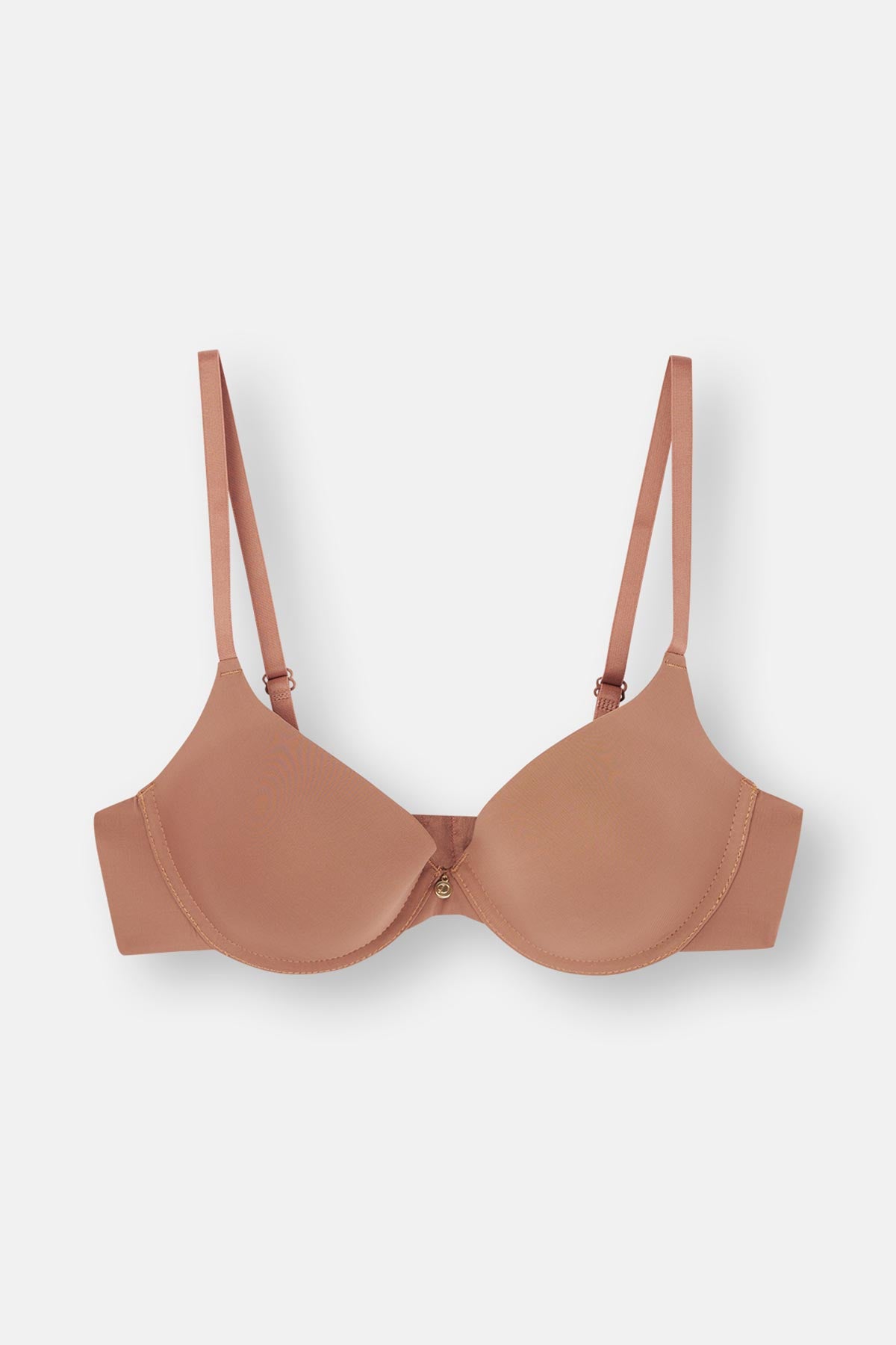 Kahverengi Ione Bra Desteksiz Sütyen