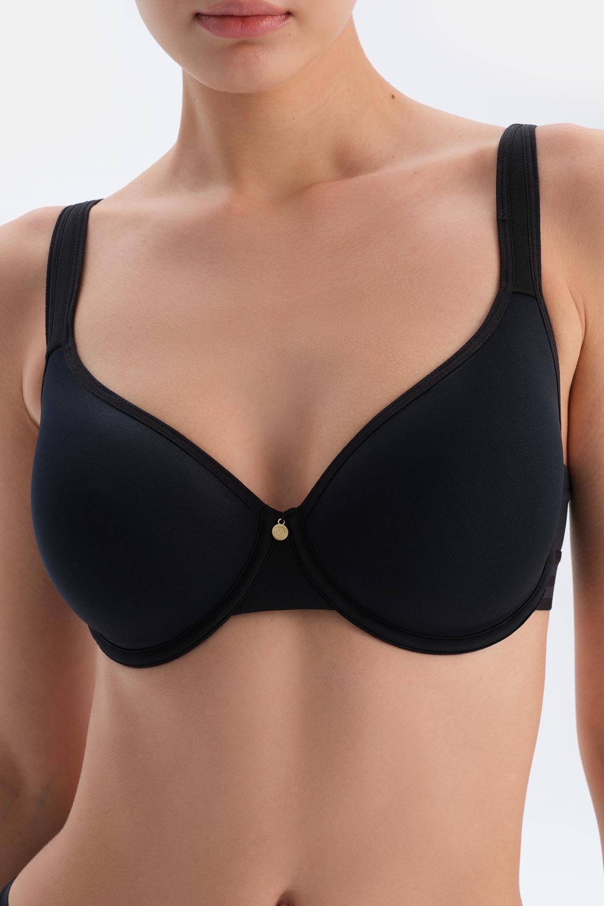 Siyah Neptune Toparlayıcı Kaplı Aır Sütyen