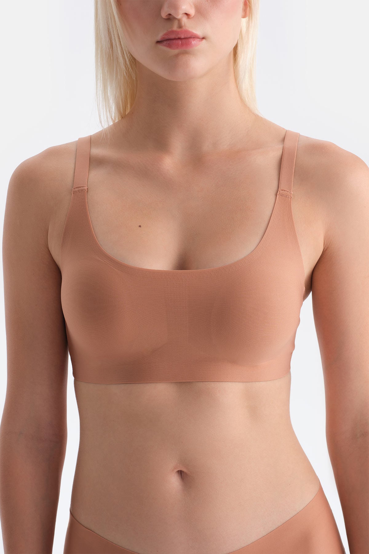 Kahverengi Lucie Balensiz Dikişsiz Sütyen